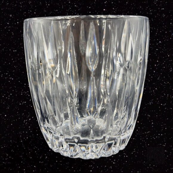 Marquis by Waterford Rainfall Crystal Ice Bucket Clear Thick Glass Vintage - Picture 10 of 13